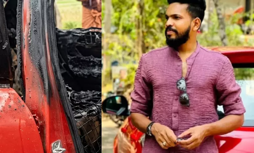 പേരാമ്പ്രയിൽ കാർ കത്തി മരിച്ച ഗർഭിണിയുടെ ഭർത്താവും മരണത്തിന് കീഴടങ്ങി പേരാമ്പ്രയിൽ കാർ കത്തി മരിച്ച ഗർഭിണിയുടെ ഭർത്താവും മരണത്തിന് കീഴടങ്ങി