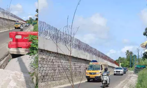 അപകടഭീഷണിയായി ഒറ്റപ്പുന്ന മേൽപ്പാത നിർമാണം