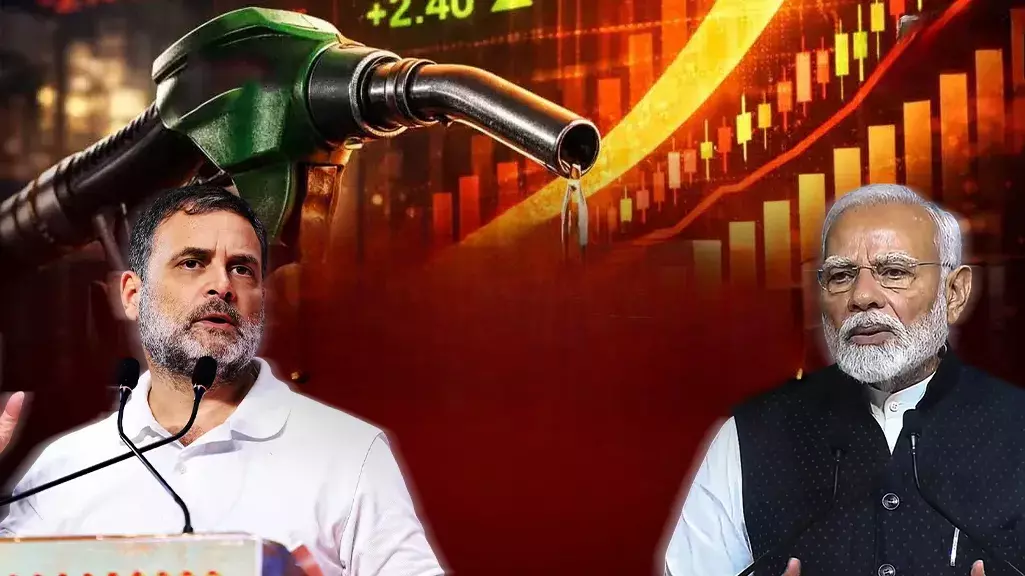 ‘പെട്രോൾ, ഡീസൽ വില ഇനിയും കൂട്ടും; മോദി ജനങ്ങളുടെ കീശ കൊള്ളയടിക്കുന്നു’ -രാഹുൽ ഗാന്ധി ‘പെട്രോൾ, ഡീസൽ വില ഇനിയും കൂട്ടും; മോദി ജനങ്ങളുടെ കീശ കൊള്ളയടിക്കുന്നു’ -രാഹുൽ ഗാന്ധി