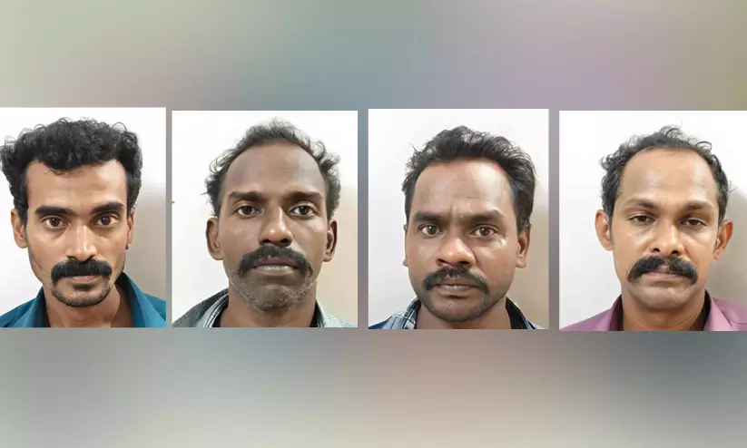 യുവാവിനെ കൊലപ്പെടുത്താന് ശ്രമം; നാലുപേര് പിടിയിൽ യുവാവിനെ കൊലപ്പെടുത്താന് ശ്രമം; നാലുപേര് പിടിയിൽ