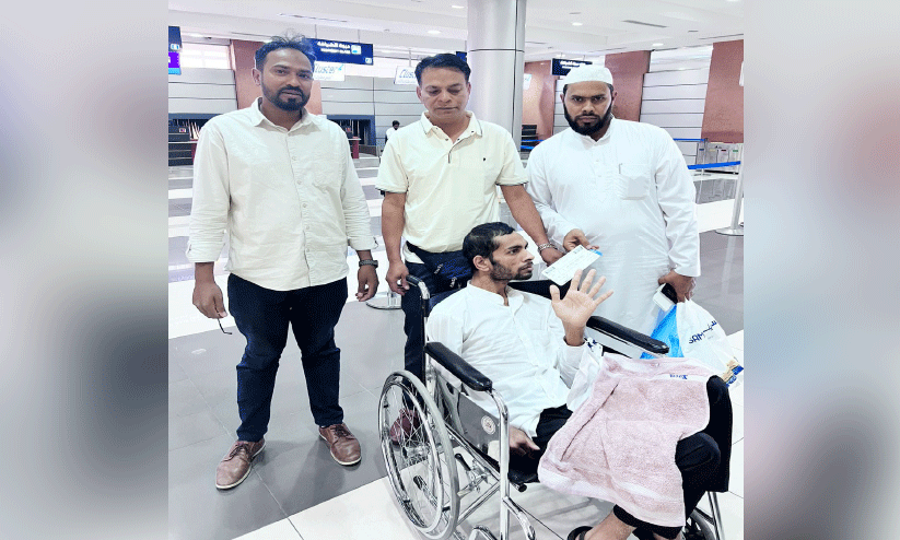 മൂന്ന് മാസമായി ആശുപത്രിയിലായിരുന്ന ഡൽഹി സ്വദേശിയെ നാട്ടിലെത്തിച്ചു മൂന്ന് മാസമായി ആശുപത്രിയിലായിരുന്ന ഡൽഹി സ്വദേശിയെ നാട്ടിലെത്തിച്ചു