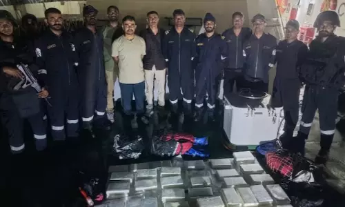 cocaine seized from ship off Gujarat coast