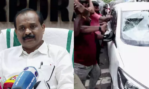 ഇ.ഡി വാഹന ആക്രമണം; നേതൃത്വം നൽകിയത് കുപ്രസിദ്ധ ഗുണ്ടകൾ -മേയർ വി.വി രാഗേഷ് ഇ.ഡി വാഹന ആക്രമണം; നേതൃത്വം നൽകിയത് കുപ്രസിദ്ധ ഗുണ്ടകൾ -മേയർ വി.വി രാഗേഷ്