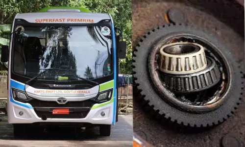 പോയത് ബെയറിങ്, വഴിയിൽ കിടന്നത് മൂന്ന് ദിവസം: കെ.എസ്.ആർ.ടി.സി എ.സി പ്രീമിയം തകരാറിലായി പോയത് ബെയറിങ്, വഴിയിൽ കിടന്നത് മൂന്ന് ദിവസം: കെ.എസ്.ആർ.ടി.സി എ.സി പ്രീമിയം തകരാറിലായി