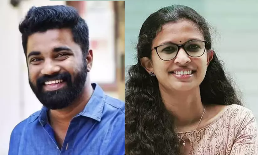 എസ്.എഫ്.ഐ മുന് സംസ്ഥാന സെക്രട്ടറി പി.എം.ആർഷോയും കെ വിദ്യയും വിവാഹിതരാവുന്നു എസ്.എഫ്.ഐ മുന് സംസ്ഥാന സെക്രട്ടറി പി.എം.ആർഷോയും കെ വിദ്യയും വിവാഹിതരാവുന്നു