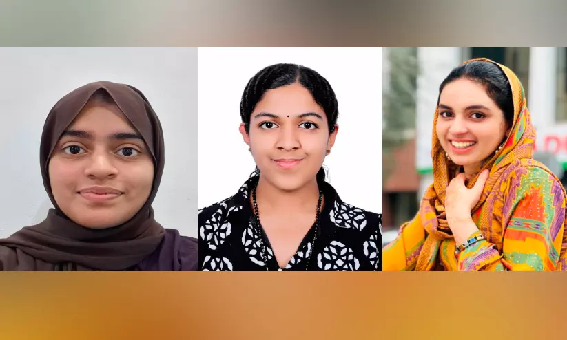 1200ൽ 1200! മൂന്ന് മിടുക്കികൾ 1200ൽ 1200! മൂന്ന് മിടുക്കികൾ