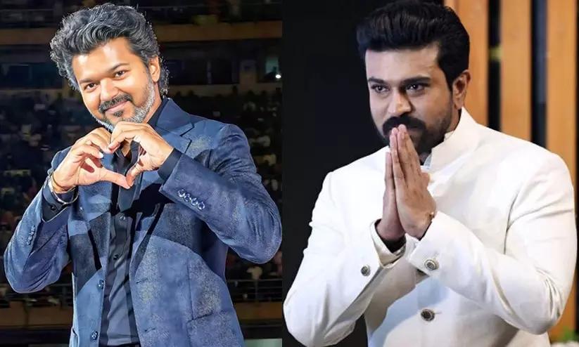 സിനിമയുടെ പരമോന്നതിയിൽ നിന്നും ജനസേവനത്തിലേക്ക്; തമിഴ്നാട് മുഖ്യമന്ത്രി വിജയ്യെ അഭിനന്ദിച്ച് രാം ചരൺ സിനിമയുടെ പരമോന്നതിയിൽ നിന്നും ജനസേവനത്തിലേക്ക്; തമിഴ്നാട് മുഖ്യമന്ത്രി വിജയ്യെ അഭിനന്ദിച്ച് രാം ചരൺ