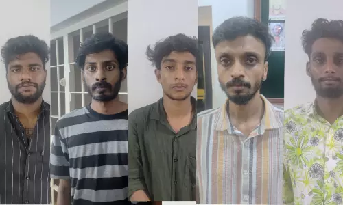 ആയുധവും എം.ഡി.എം.എയുമായി അഞ്ചുപേർ പിടിയിൽ