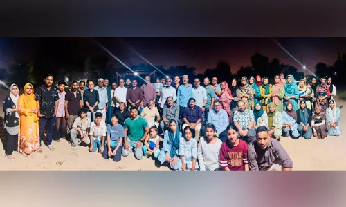 പെരുന്നാൾ പൊലിമയിൽ കെ.എം.സി.സി തൃശൂർ ജില്ല കമ്മിറ്റി ഈദ് സംഗമം