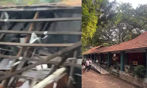 പ്രവേശനോത്സവ ദിനം തന്നെ തിരുവനന്തപുരത്ത് സ്കൂൾ കെട്ടിടത്തിന്റെ മേൽക്കൂര തകർന്നു; ആളപായമില്ല, വിദ്യാഭ്യാസ മന്ത്രി റിപ്പോർട്ട് തേടി പ്രവേശനോത്സവ ദിനം തന്നെ തിരുവനന്തപുരത്ത് സ്കൂൾ കെട്ടിടത്തിന്റെ മേൽക്കൂര തകർന്നു; ആളപായമില്ല, വിദ്യാഭ്യാസ മന്ത്രി റിപ്പോർട്ട് തേടി