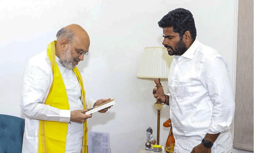 അണ്ണാമലൈ ബി.ജെ.പി വിട്ടു; പുതിയ പാർട്ടി ഉടൻ അണ്ണാമലൈ ബി.ജെ.പി വിട്ടു; പുതിയ പാർട്ടി ഉടൻ