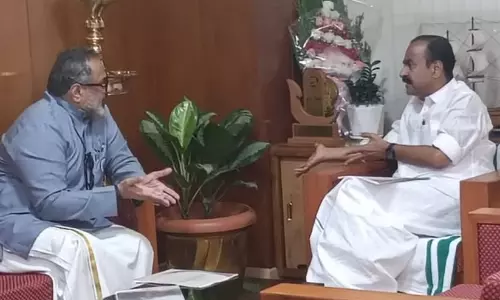 മലയാളികളുടെ നന്മ ലക്ഷ്യമാക്കിയുള്ള തീരുമാനങ്ങൾക്ക് പിന്തുണ; വി.ഡി. സതീശനെ സന്ദർശിച്ച് രാജീവ് ചന്ദ്രശേഖർ