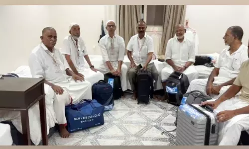മലയാളി ഹാജിമാരുടെ മദീന സന്ദർശനത്തിന് തുടക്കമായി; ആദ്യസംഘം പ്രവാചക നഗരിയിൽ
