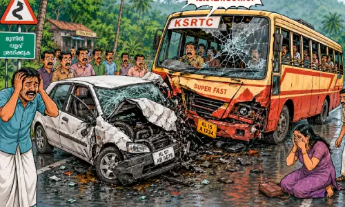 നാല് മാസത്തിനിടെ സംസ്ഥാനത്ത് വാഹനാപകട മരണം 1384