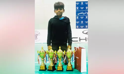 ജൂനിയർ ബഹ്‌റൈൻ റാങ്കിംഗ് സർക്യൂട്ട്; ഇന്ത്യൻ സ്‌കൂൾ വിദ്യാർഥി അർജുന്‍ അരുൺകുമാറിന് ബാഡ്മിന്റൺ കിരീടം
