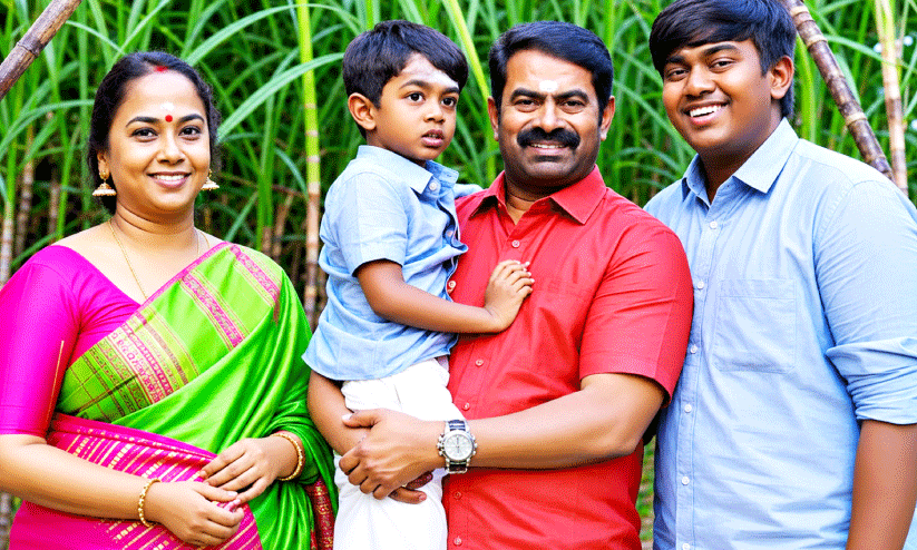 സീമാൻ കുടുംബത്തിനൊപ്പം