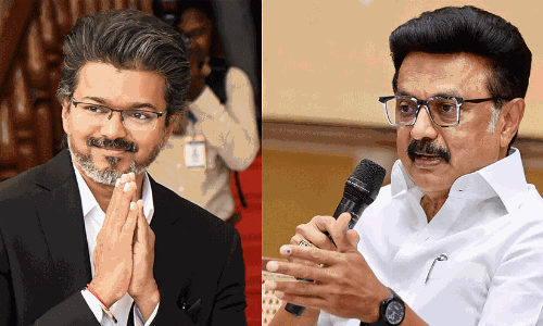 ടി.വി.കെ സർക്കാരിന് ആയുസ്സില്ലെന്ന് സ്റ്റാലിൻ ടി.വി.കെ സർക്കാരിന് ആയുസ്സില്ലെന്ന് സ്റ്റാലിൻ
