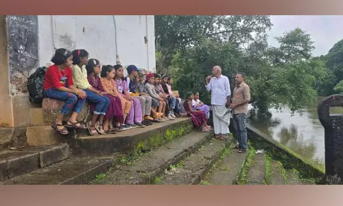 പ്രകൃതിയെ അറിഞ്ഞ് ഇളങ്ങുളം ശാസ്താ ദേവസ്വം സ്‌കൂളിലെ വിദ്യാർഥികളുടെ പഠനയാത്ര