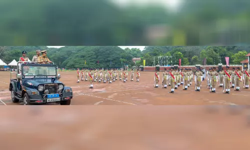 44 വനിതാ സി.പി.ഒമാരുടെ പാ​സി​ങ് ഔ​ട്ട് പ​രേ​ഡി​ൽ