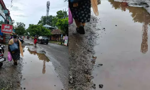 തട്ടാംപടിയിലെ വെള്ളക്കെട്ട്; നാട്ടുകാർ ദുരിതത്തിൽ തട്ടാംപടിയിലെ വെള്ളക്കെട്ട്; നാട്ടുകാർ ദുരിതത്തിൽ