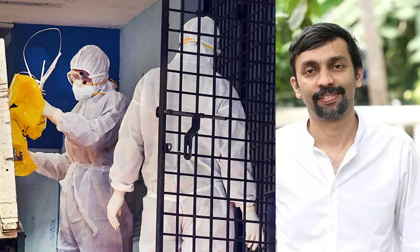 ‘ലൈറ്റടിക്കുമ്പോ കൃഷ്ണമണിക്ക് ചെറിയ ഇളക്കം... ജീവന്റെ ഒരേയൊരു തുടിപ്പ്; പൊക്കിയെടുക്കാൻ ഞങ്ങളങ്ങ് തീരുമാനിച്ചു, പിന്നെ ഒരുപാട് യുദ്ധങ്ങൾ....’; നിപ അതിജീവനത്തിന്റെ കഥ പറഞ്ഞ് ഡോ. വി.കെ ഷമീർ ‘ലൈറ്റടിക്കുമ്പോ കൃഷ്ണമണിക്ക് ചെറിയ ഇളക്കം... ജീവന്റെ ഒരേയൊരു തുടിപ്പ്; പൊക്കിയെടുക്കാൻ ഞങ്ങളങ്ങ് തീരുമാനിച്ചു, പിന്നെ ഒരുപാട് യുദ്ധങ്ങൾ....’; നിപ അതിജീവനത്തിന്റെ കഥ പറഞ്ഞ് ഡോ. വി.കെ ഷമീർ