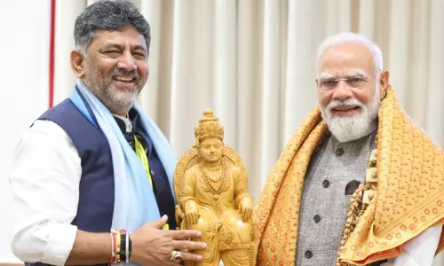 നരേന്ദ്ര മോദിയുമായി കൂടിക്കാഴ്ച നടത്തി ഡി.കെ. ശിവകുമാർ