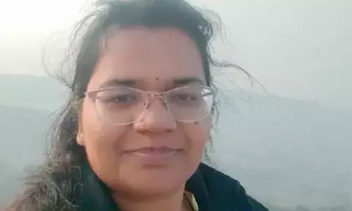 കൈക്കുഞ്ഞിനെയും കൊണ്ട് യുവതി കെട്ടിടത്തിന്‍റെ ആറാം നിലയിൽ നിന്നും ചാടി; കുഞ്ഞ് രക്ഷപ്പെട്ടത് തലനാഴിരക്ക്