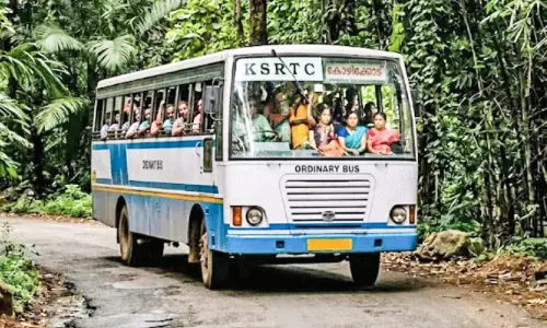 കെ.എസ്.ആർ.ടി.സി; വയനാട്ടിൽ സ്ത്രീകൾക്ക് സൗജന്യയാത്ര 172 ഓർഡിനറി സർവിസുകളിൽ കെ.എസ്.ആർ.ടി.സി; വയനാട്ടിൽ സ്ത്രീകൾക്ക് സൗജന്യയാത്ര 172 ഓർഡിനറി സർവിസുകളിൽ