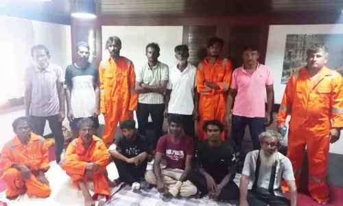 ഒമാൻ തീരത്ത് ഇന്ത്യൻ ചരക്കുകപ്പൽ മുങ്ങി; 14 ജീവനക്കാരെയും രക്ഷപ്പെടുത്തി
