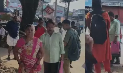 കെ.എസ്.ആർ.ടി.സി സ്റ്റാൻഡിൽ ഭിക്ഷാടനത്തിനെത്തിയ വയോധികയെ ജീവനക്കാരൻ അടിച്ചോടിച്ചു; കേസെടുത്ത് പൊലീസ് കെ.എസ്.ആർ.ടി.സി സ്റ്റാൻഡിൽ ഭിക്ഷാടനത്തിനെത്തിയ വയോധികയെ ജീവനക്കാരൻ അടിച്ചോടിച്ചു; കേസെടുത്ത് പൊലീസ്