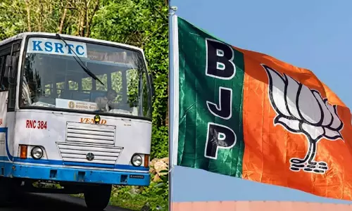 ജോലിക്ക് പോകുന്ന സ്ത്രീകൾ ബസ് എവിടേക്ക് പോകുന്നതെന്ന് നോക്കുന്നതിന് മുമ്പ് സൗജന്യ യാത്ര ലഭിക്കുമോയെന്ന് പരിശോധിക്കേണ്ട അവസ്ഥയാണ് -ബി.ജെ.പി