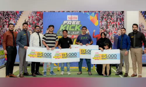 നെസ്റ്റോ ഫ്രീ കിക്കിൽ ‘വല കുലുക്കി’ അഞ്ചു ജേതാക്കൾ നെസ്റ്റോ ഫ്രീ കിക്കിൽ ‘വല കുലുക്കി’ അഞ്ചു ജേതാക്കൾ