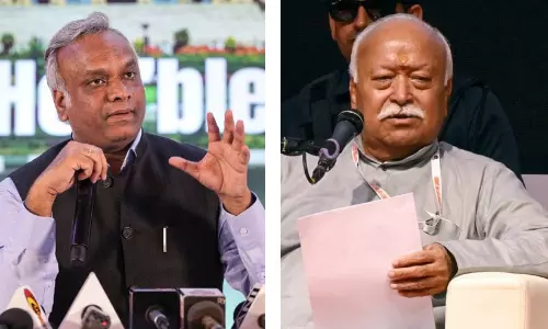 ‘ഹിന്ദുമതം രജിസ്റ്റർ ചെയ്തിട്ടില്ല, അതുപോലെ ആർ.എസ്.എസും’ -പ്രിയങ്ക് ഖാർഗെയുടെ കത്തിന് മോഹൻ ഭാഗവതിന്റെ മറുപടി ‘ഹിന്ദുമതം രജിസ്റ്റർ ചെയ്തിട്ടില്ല, അതുപോലെ ആർ.എസ്.എസും’ -പ്രിയങ്ക് ഖാർഗെയുടെ കത്തിന് മോഹൻ ഭാഗവതിന്റെ മറുപടി