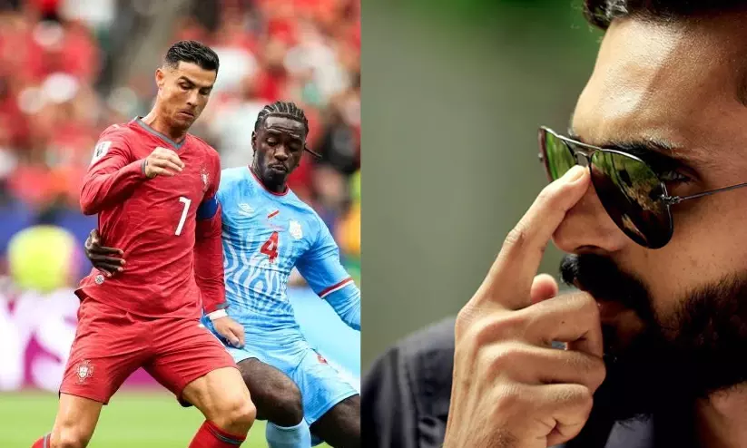 ഇതേ ശൈലി തുടർന്നാൽ പോർച്ചുഗലിന് ഗ്രൂപ്പ് ഘട്ടത്തിനപ്പുറം മുന്നോട്ടുപോകാനാകില്ല, റൊണാൾഡോയെ ടീമംഗങ്ങൾ അവഗണിച്ചു -സി.കെ. വിനീത് ഇതേ ശൈലി തുടർന്നാൽ പോർച്ചുഗലിന് ഗ്രൂപ്പ് ഘട്ടത്തിനപ്പുറം മുന്നോട്ടുപോകാനാകില്ല, റൊണാൾഡോയെ ടീമംഗങ്ങൾ അവഗണിച്ചു -സി.കെ. വിനീത്