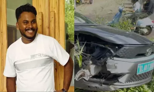 ദുബൈയിലേക്ക് പോകാനിരുന്ന യുവാവ് കാറിടിച്ച് മരിച്ചു; ഭാര്യ പരിക്കേറ്റ് ചികിത്സയിൽ