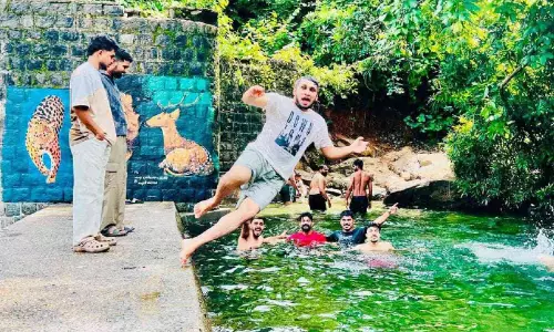 മഴയെത്തി; സഞ്ചാരികളുടെ പ്രിയകേന്ദ്രമായി ടി.കെ കോളനി ഒളർവട്ടം