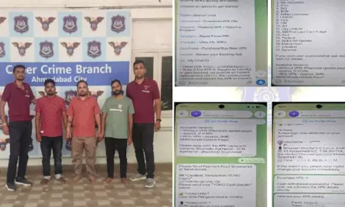 മൊബൈലിൽ വരുന്ന ലിങ്കുകളിൽ ക്ലിക്ക് ചെയ്യരുതേ! ഗുജറാത്ത് സ്വദേശിക്ക് നഷ്ടപ്പെട്ടത് 6 ലക്ഷത്തിലധികം രൂപ; സൈബർ തട്ടിപ്പ് സംഘം പിടിയിൽ