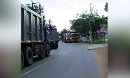 കേറിനിരങ്ങി ക്വാറി ലോറികൾ; ശ്വാസത്തിന് പിടഞ്ഞ്  വെങ്ങന്നൂർ ഗ്രാമം