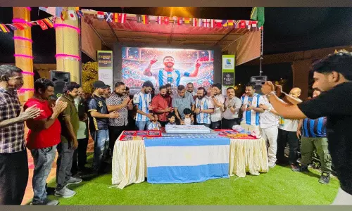 ലയണൽ മെസ്സിക്ക് 39-ാം പിറന്നാൾ; റിയാദിൽ ആവേശം വാനോളമുയർത്തി അർജൻറീന ആരാധകർ