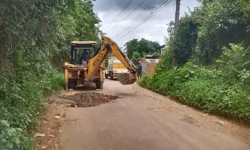 ഒടുവിൽ തരുവണ- പാലിയാണ -കക്കടവ് റോഡ് പണി തുടങ്ങി