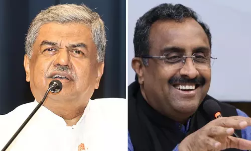 ‘ആർ.എസ്.എസിന് പാകിസ്താനുമായി രഹസ്യക്കൂട്ടുണ്ടോ?’ -റാം മാധവിന്റെ കൂടിക്കാഴ്ചയെ വിമർശിച്ച് കോൺഗ്രസ് ‘ആർ.എസ്.എസിന് പാകിസ്താനുമായി രഹസ്യക്കൂട്ടുണ്ടോ?’ -റാം മാധവിന്റെ കൂടിക്കാഴ്ചയെ വിമർശിച്ച് കോൺഗ്രസ്