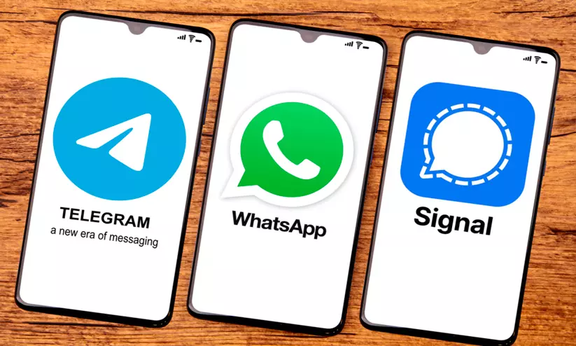 യൂസർനെയിം ഫീച്ചർ: വാട്സ്ആപിന് പിന്നാലെ ടെലിഗ്രാമിനും സിഗ്നലിനും കേന്ദ്രത്തിന്റെ നോട്ടീസ് യൂസർനെയിം ഫീച്ചർ: വാട്സ്ആപിന് പിന്നാലെ ടെലിഗ്രാമിനും സിഗ്നലിനും കേന്ദ്രത്തിന്റെ നോട്ടീസ്