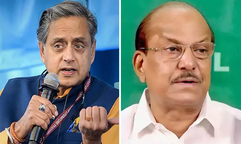 വിഴിഞ്ഞം: സര്ക്കാര് അനുമതി ഇല്ലാതെ ഓഹരി കൈമാറ്റം നടക്കില്ല -ശശി തരൂര്; പരിശോധിക്കട്ടെയെന്ന് കുഞ്ഞാലിക്കുട്ടി വിഴിഞ്ഞം: സര്ക്കാര് അനുമതി ഇല്ലാതെ ഓഹരി കൈമാറ്റം നടക്കില്ല -ശശി തരൂര്; പരിശോധിക്കട്ടെയെന്ന് കുഞ്ഞാലിക്കുട്ടി