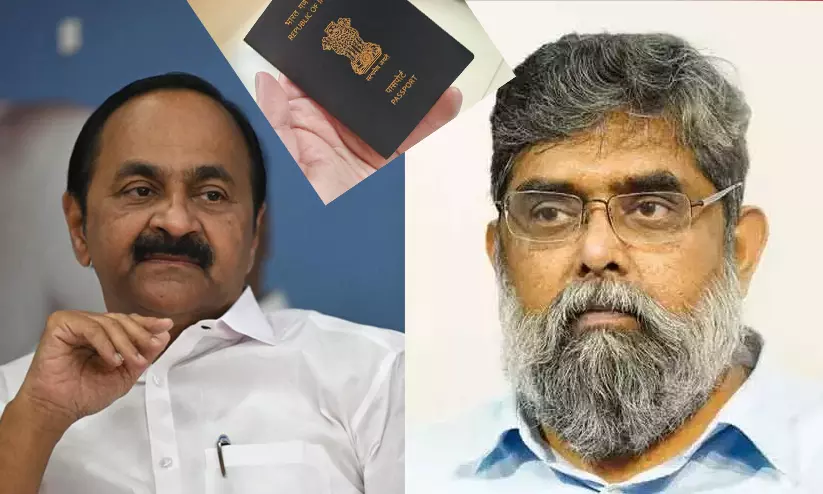 വിവാദങ്ങൾക്കൊടുവിൽ ആര്. രാജഗോപാലിന് പാസ്പോര്ട്ട്; സന്തോഷമറിയിച്ച് മുഖ്യമന്ത്രി വി.ഡി. സതീശൻ വിവാദങ്ങൾക്കൊടുവിൽ ആര്. രാജഗോപാലിന് പാസ്പോര്ട്ട്; സന്തോഷമറിയിച്ച് മുഖ്യമന്ത്രി വി.ഡി. സതീശൻ