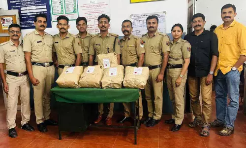 അടച്ചിട്ട വാടക വീട്ടിൽ നിന്ന് 14 കി.ഗ്രാം കഞ്ചാവ് പിടികൂടി