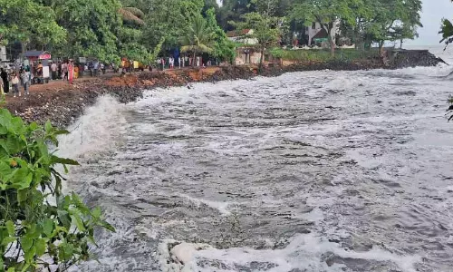 ഫോർട്ടുകൊച്ചി തീരം കവർന്ന് കടൽ; തീരസംരക്ഷണ പദ്ധതി നടപ്പാക്കണമെന്ന് നാട്ടുകാർ ഫോർട്ടുകൊച്ചി തീരം കവർന്ന് കടൽ; തീരസംരക്ഷണ പദ്ധതി നടപ്പാക്കണമെന്ന് നാട്ടുകാർ