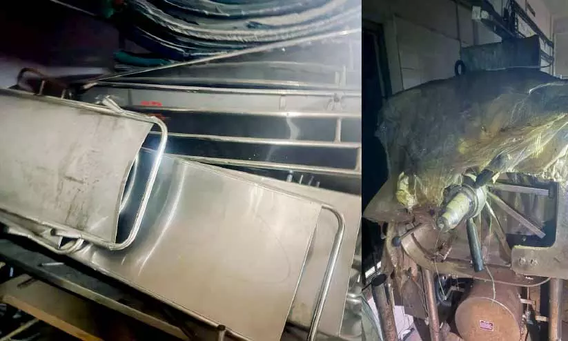 വയനാട് ഗവ. മെഡിക്കൽ കോളജിൽ ലക്ഷങ്ങളുടെ ഉപകരണങ്ങൾ തുരുമ്പെടുത്ത് നശിച്ചു വയനാട് ഗവ. മെഡിക്കൽ കോളജിൽ ലക്ഷങ്ങളുടെ ഉപകരണങ്ങൾ തുരുമ്പെടുത്ത് നശിച്ചു