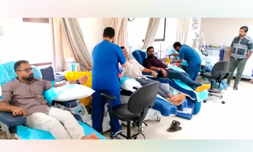 പ്ര​വാ​സി വെ​ൽ​ഫെ​യ​ർ ദ​മ്മാ​മി​ൽ ര​ക്ത​ദാ​ന ക്യാ​മ്പ് സം​ഘ​ടി​പ്പി​ച്ചു