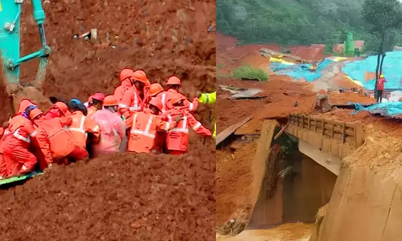 കള്ളാടി മണ്ണിടിച്ചിൽ: നാല് മൃതദേഹങ്ങൾ കൂടി കിട്ടി; ഇനി കണ്ടെത്താനുള്ളത് ഒരാളെ കള്ളാടി മണ്ണിടിച്ചിൽ: നാല് മൃതദേഹങ്ങൾ കൂടി കിട്ടി; ഇനി കണ്ടെത്താനുള്ളത് ഒരാളെ