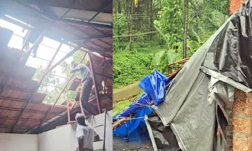 നാദാപുരത്തും വളയത്തും മിന്നൽചുഴലി; വീടുകൾക്കും കൃഷിക്കും കനത്ത നാശനഷ്ടം